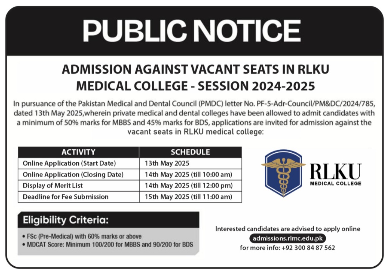 Vacant Seats