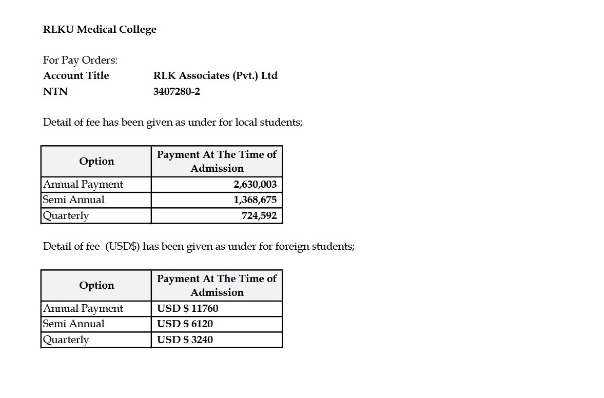 Admissions